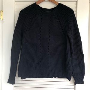 J.crew navy pullover sweater, small
